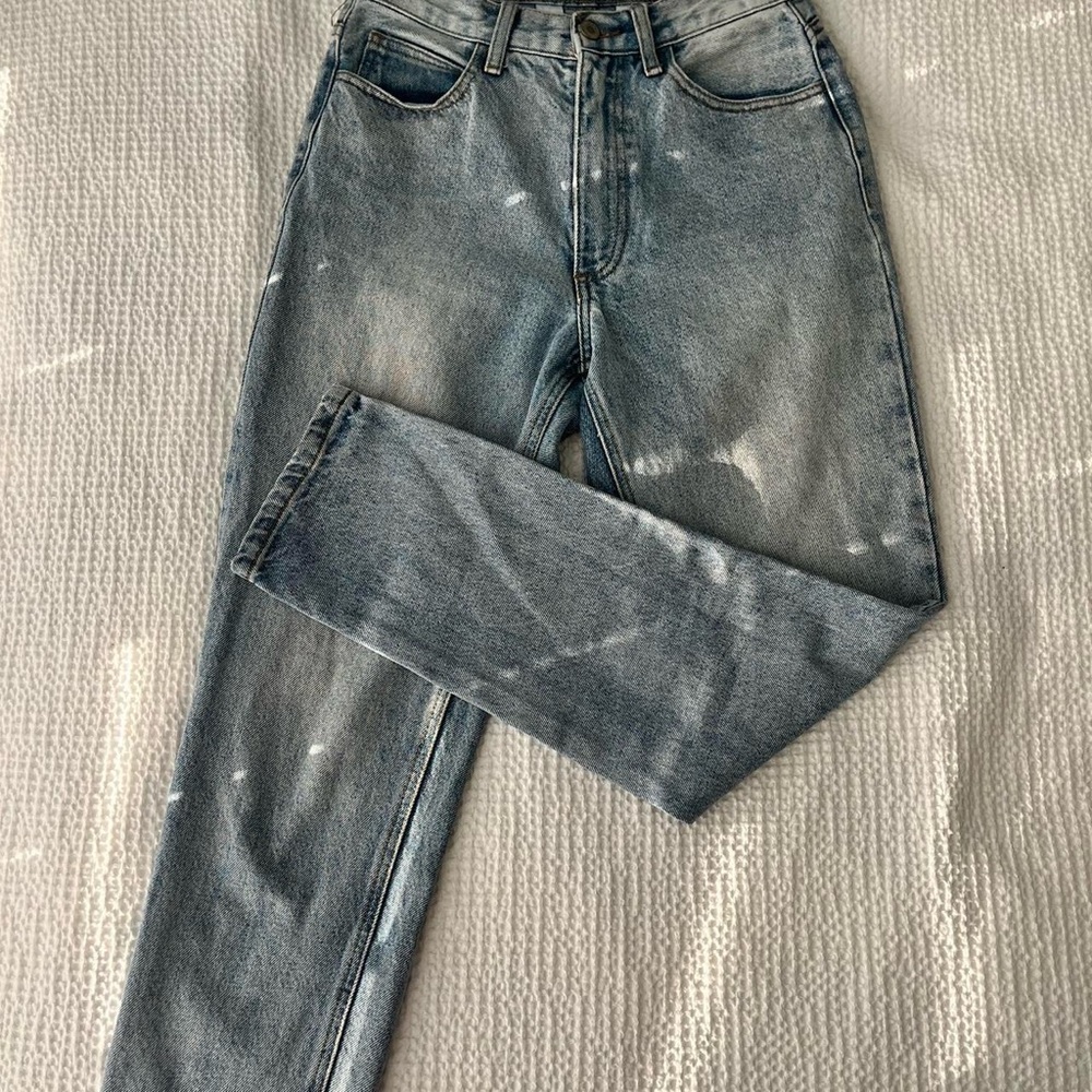 Brandy Melville Gray Straight Jeans
